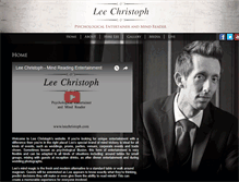 Tablet Screenshot of leechristoph.com